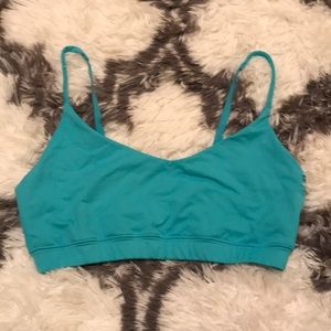Forever 21 Turquoise blue sports bra